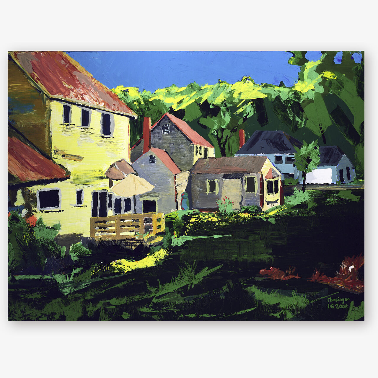 Shadows across the Yards