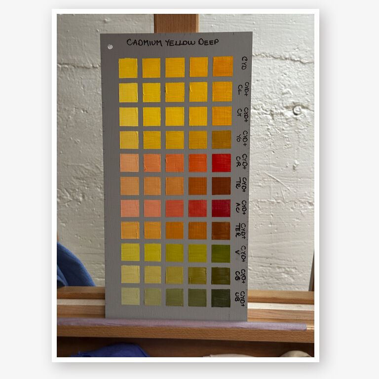 cadmium yellow deep panel