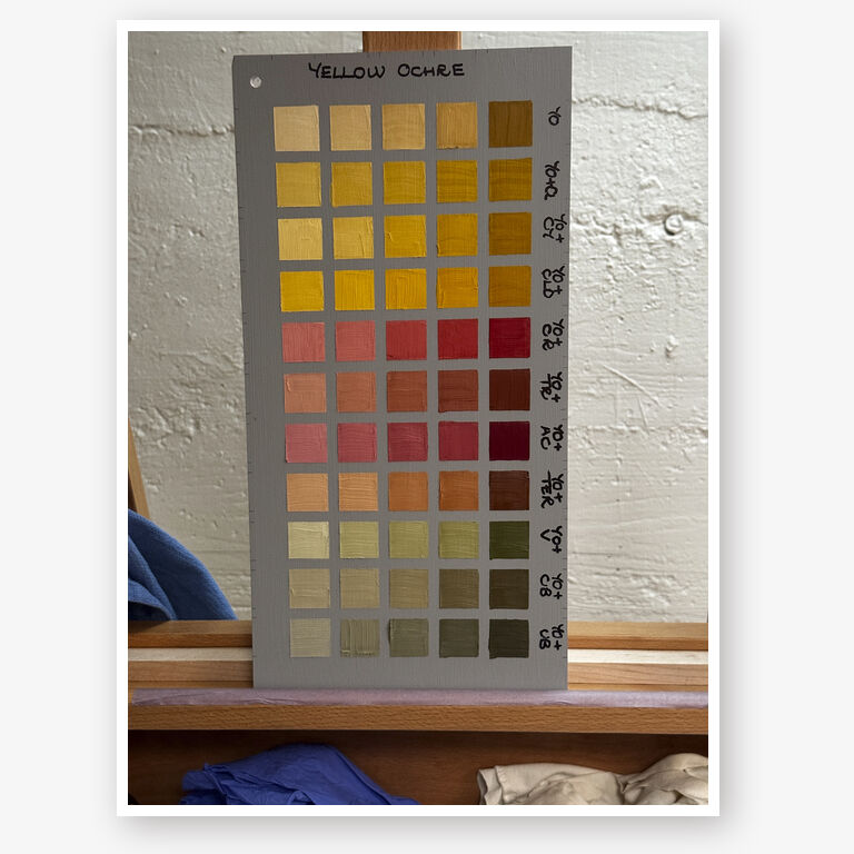 yellow ochre panel