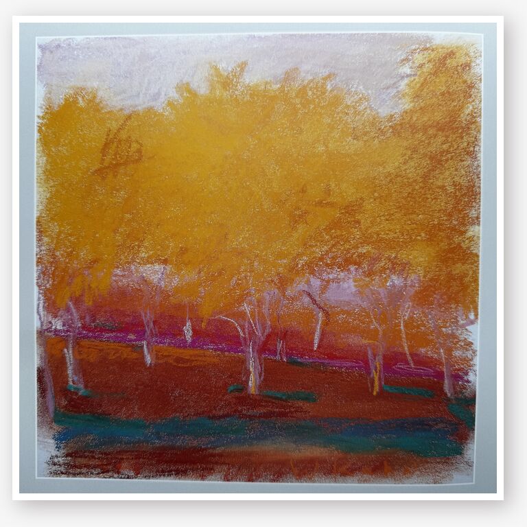 Wolf Kahn Birch Trees