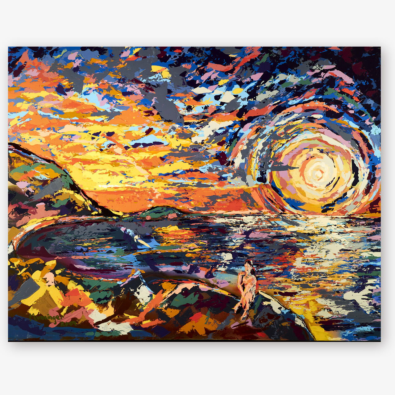 Sunset 11 | Moonlight and Sunset